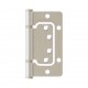 HINGE FOR DOORS AND WINDOWS 100x90x2.5 / NICKEL MAT